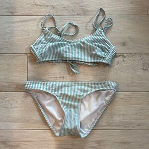 Striped Bikini Set
